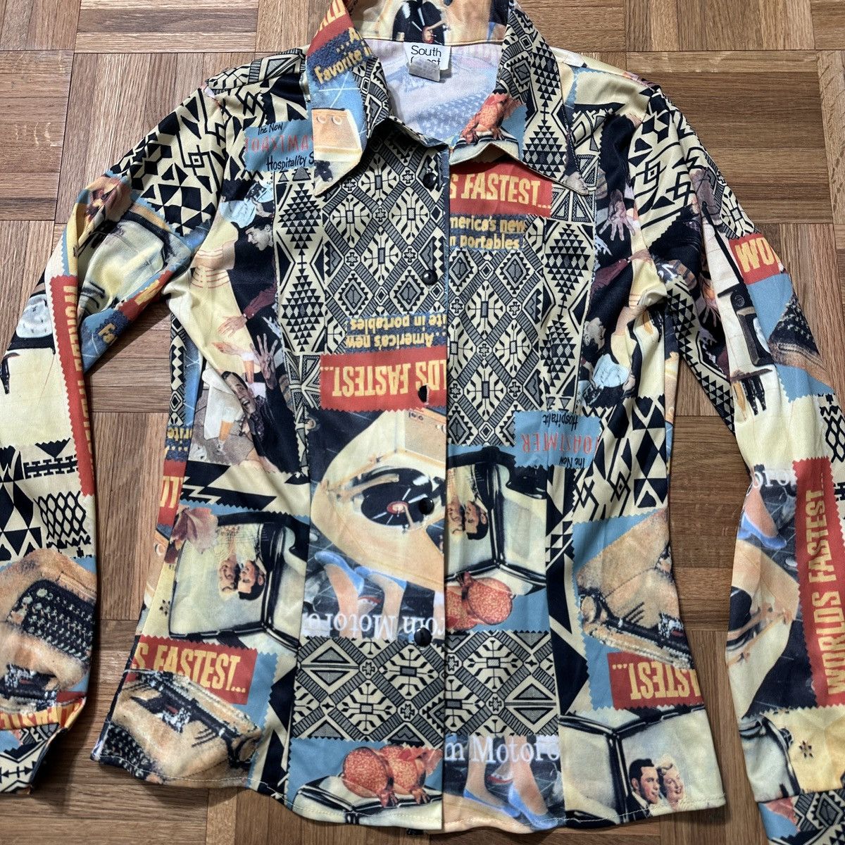 Vintage Vintage South Coast shirt Size M / US 6-8 / IT 42-44 - 3 Thumbnail