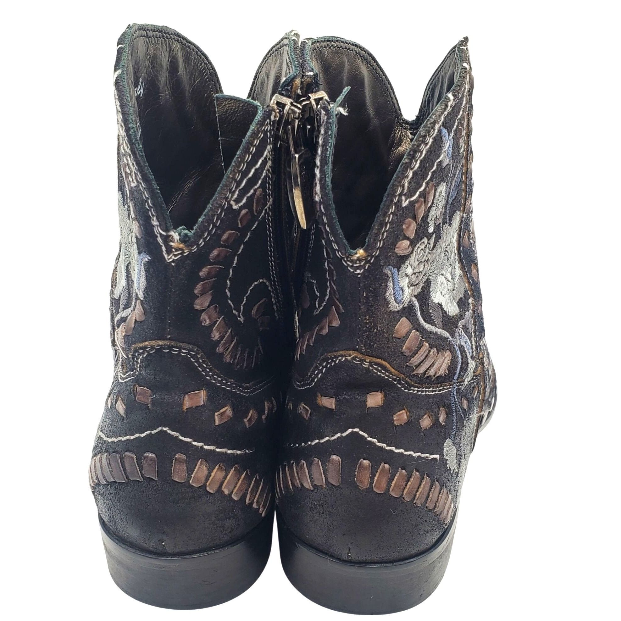 Mark Nason Italy Mark Nason Women's size 8.5 Black Leather distressed W Size US 8.5 / IT 38.5 - 5 Thumbnail