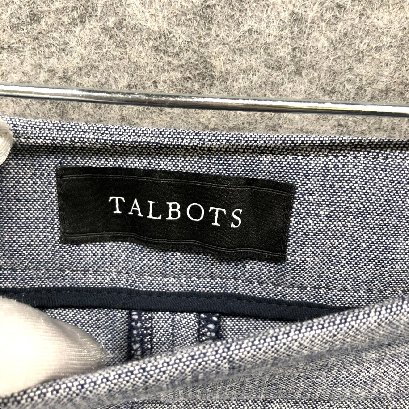 Talbots Talbots Chatham Ankle Pants Womens 10P Blue Slim Fit Stretch Knit Dress Pant Size 32" / US 10 / IT 46 - 6 Thumbnail