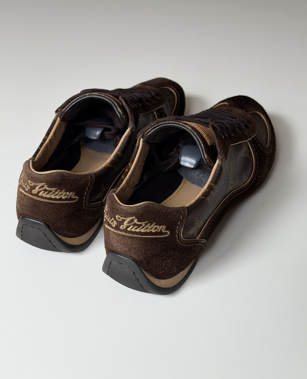 Louis Vuitton LOUIS VUITTON 2008 Monogram Low Profile Sneakers LV trainers Size US 6 / IT 36 - 15 Thumbnail