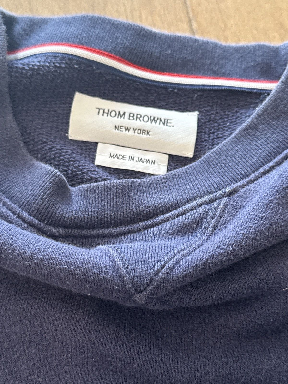 Thom Browne Thom Browne Classic Loopback 4-Bar Sweatshirt Size L / US 10 / IT 46 - 4 Thumbnail