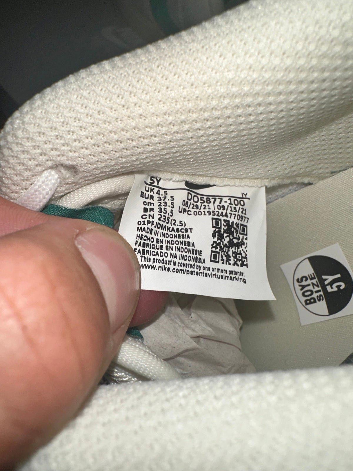 Nike Nike Air Force 1 Low Test of Time Sail Green (GS) Size US 5 / EU 37 - 7 Thumbnail