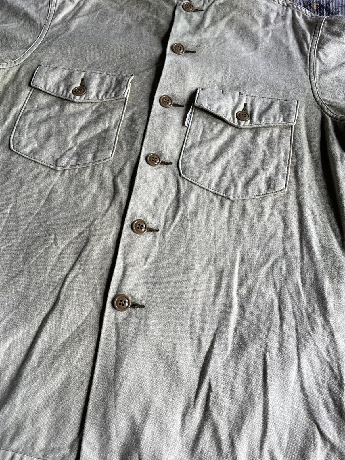 HOLLYWOOD RANCH MARKET HR.Market Mulitpocket Faded Button Up Shirt Size US M / EU 48-50 / 2 - 3 Thumbnail