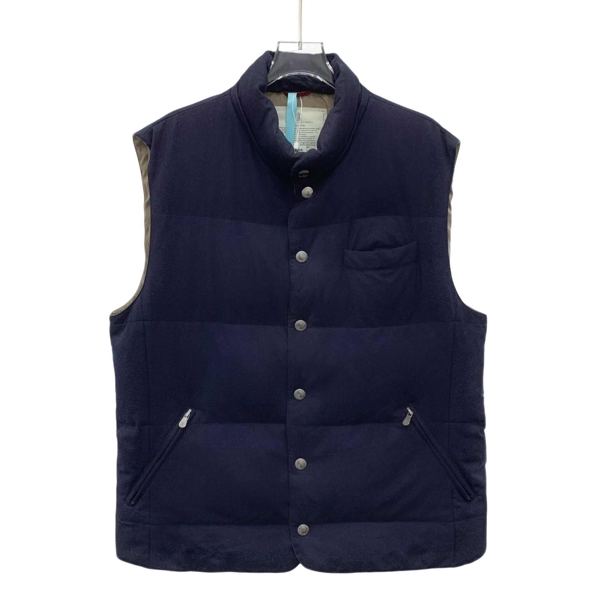 Brunello Cucinelli Brunello Cucinelli Wool Blend Down Vest XL Size US XL / EU 56 / 4 - 1 Thumbnail