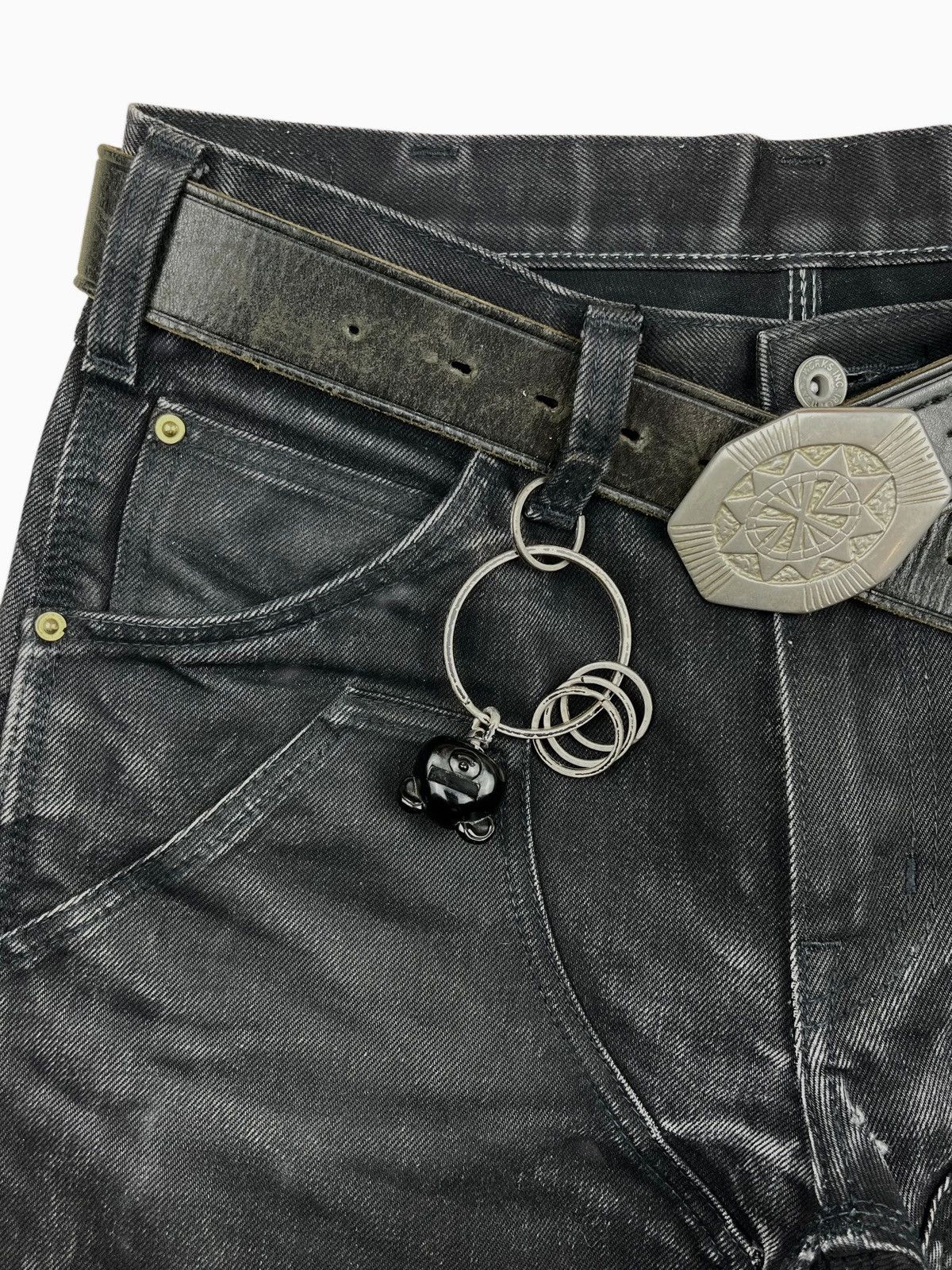 Undercover SS07 Undercover Bear Key Ring Painted Black Silver Size ONE SIZE - 3 Thumbnail