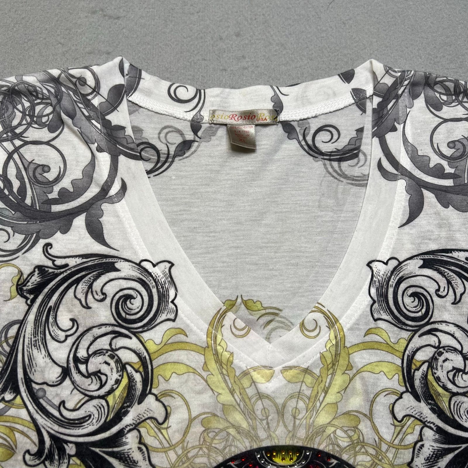 Other Y2K PsioRosio USA New Orleans Voodoo Skull T-Shirt XL Gothic Size XL / US 12-14 / IT 48-50 - 3 Thumbnail