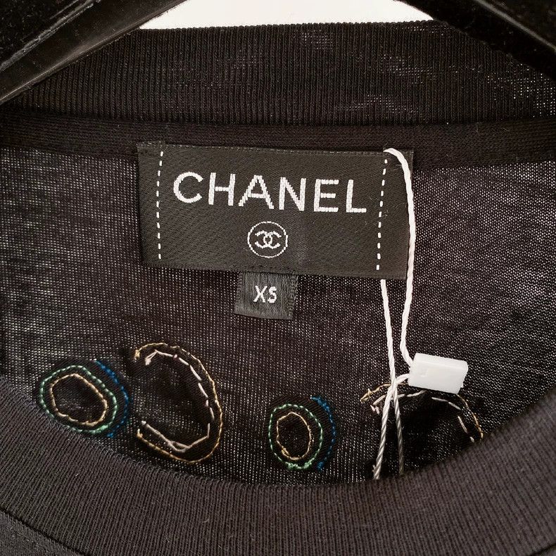 Chanel Chanel Fidong co-branded color letter T-shirt 2504-Nextarro Size XS / US 0-2 / IT 36-38 - 4 Thumbnail