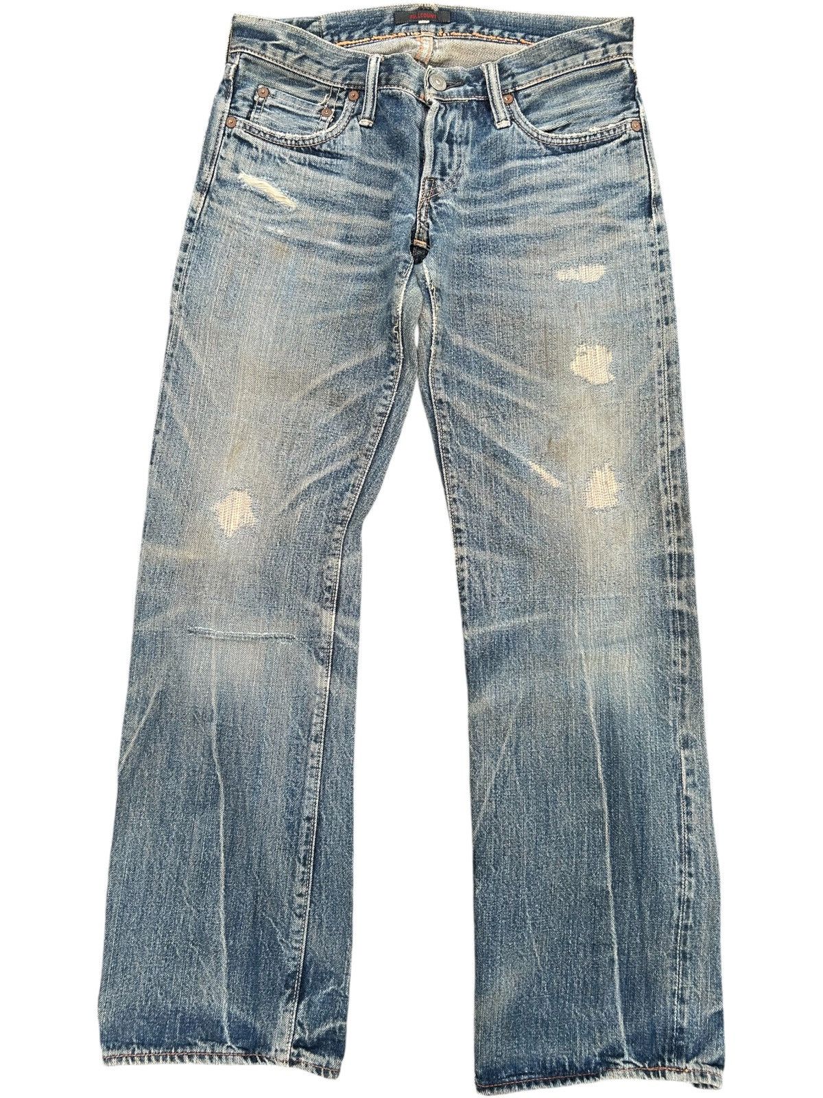 Kapital Vintage Full Count Selvedge Distressed Lowrise Denim Jeans Size US 28 / EU 44 - 1 Thumbnail