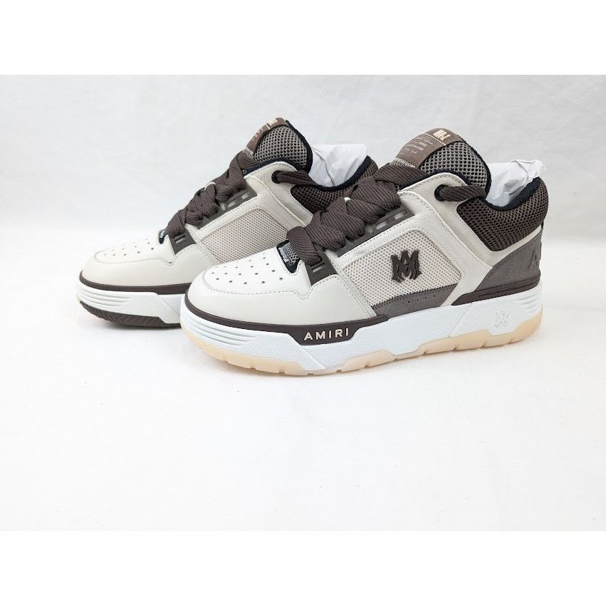 Amiri o1rshd1 Q: 3 / MA-1 Low-Top Sneakers in Brown Size US 13 / EU 46 - 17 Thumbnail
