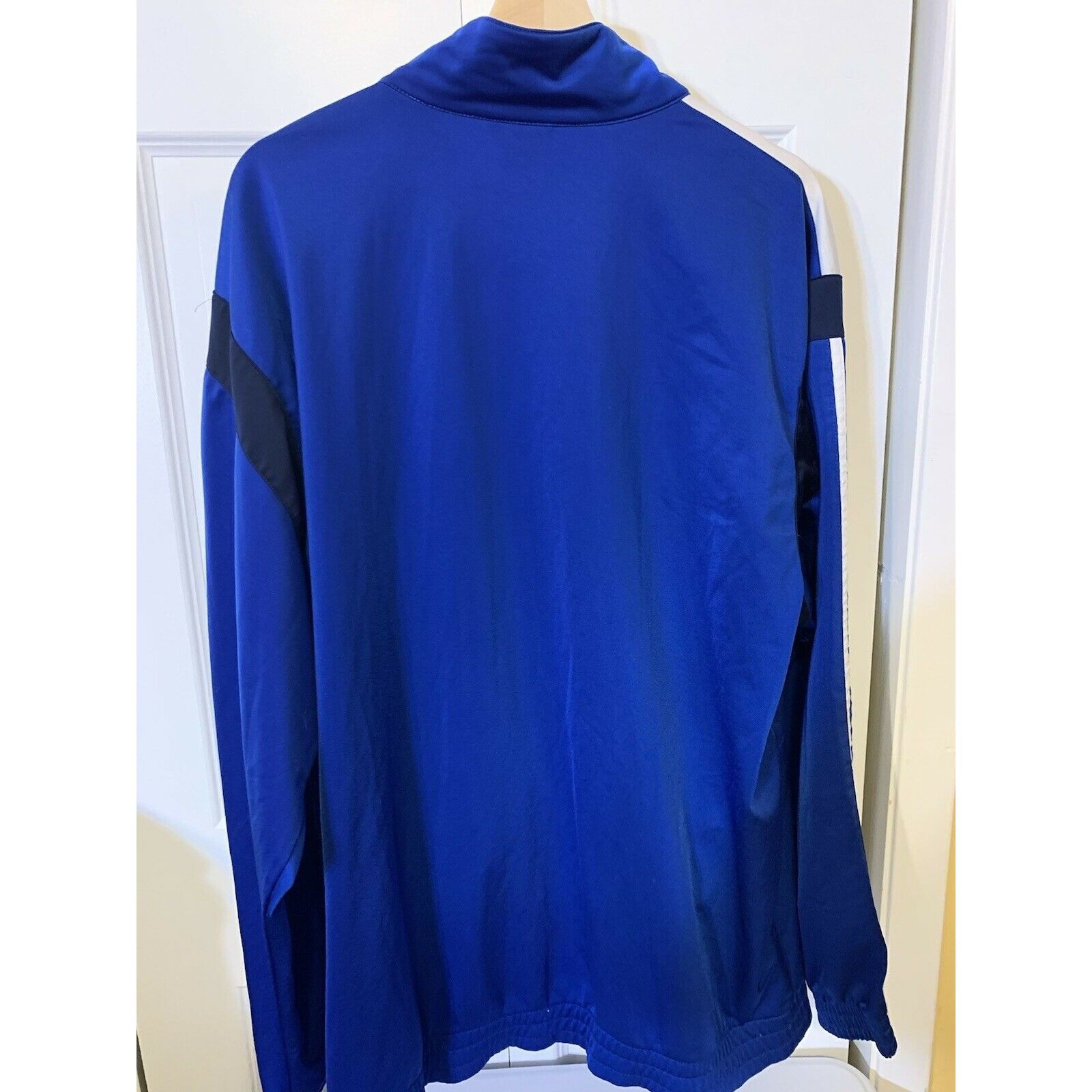 Adidas VINTAGE Adidas Full Zip Track Jacket Men’s Sz XL Blue White Size US XL / EU 56 / 4 - 8 Thumbnail