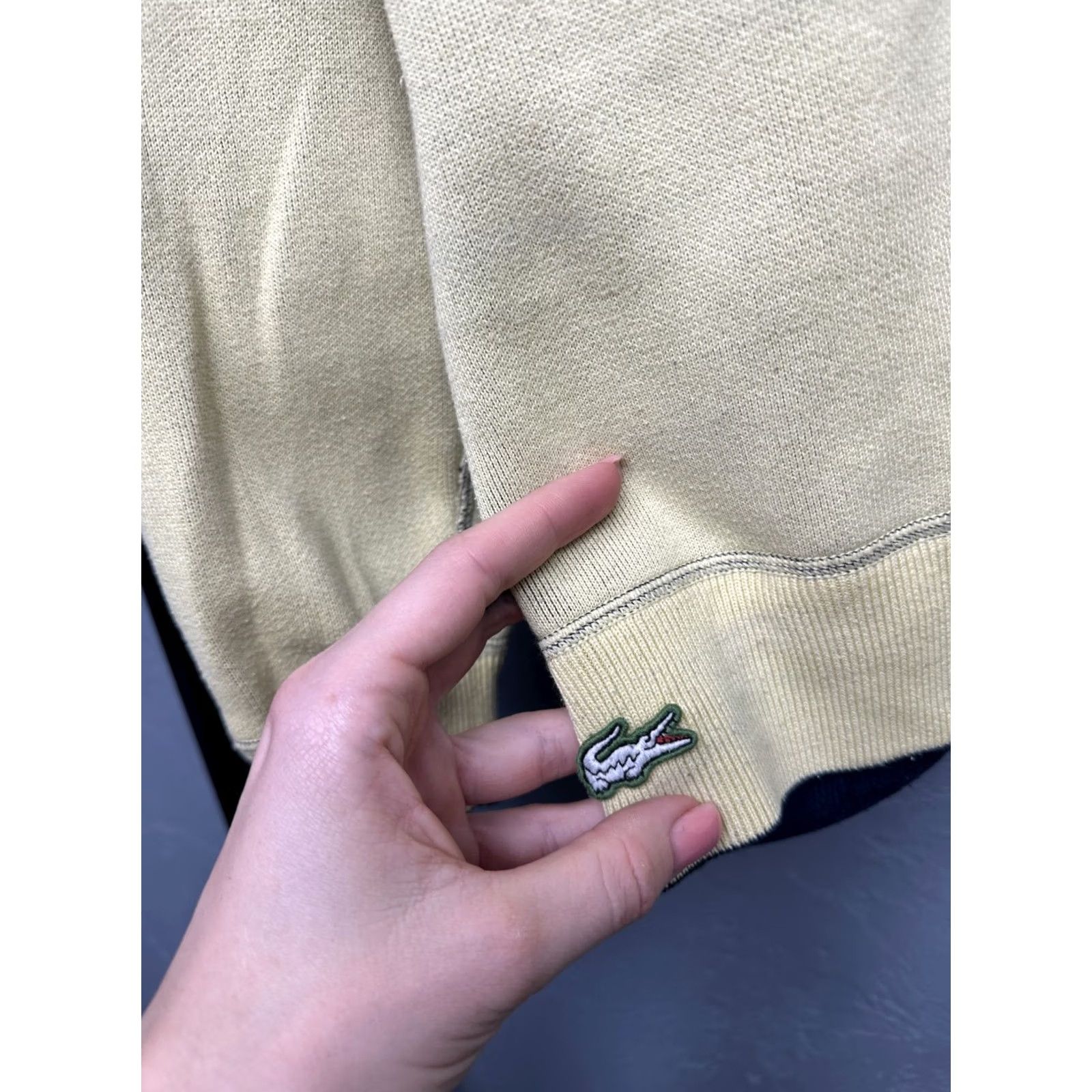 Lacoste Lacoste Vintage Reversible Sweatshirt Mens XL Blue Cotton Logo Sweatshirt Vintage Yes Clothing Pullover Crew Neck Size US XL / EU 56 / 4 - 7 Thumbnail