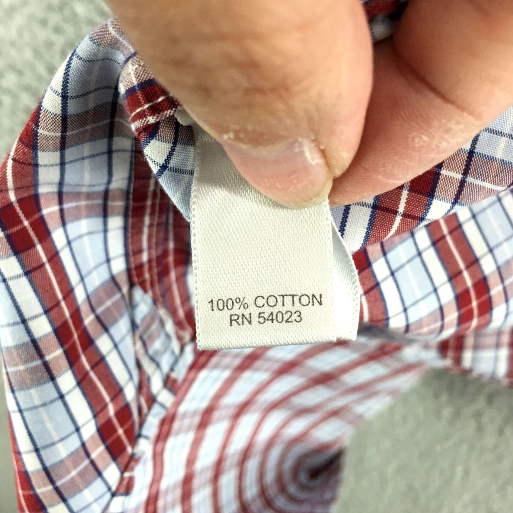 Banana Republic Banana Republic Button-Up Long Sleeve Shirt Mens Small Slim Red Plaid Shirt Size US S / EU 44-46 / 1 - 7 Thumbnail