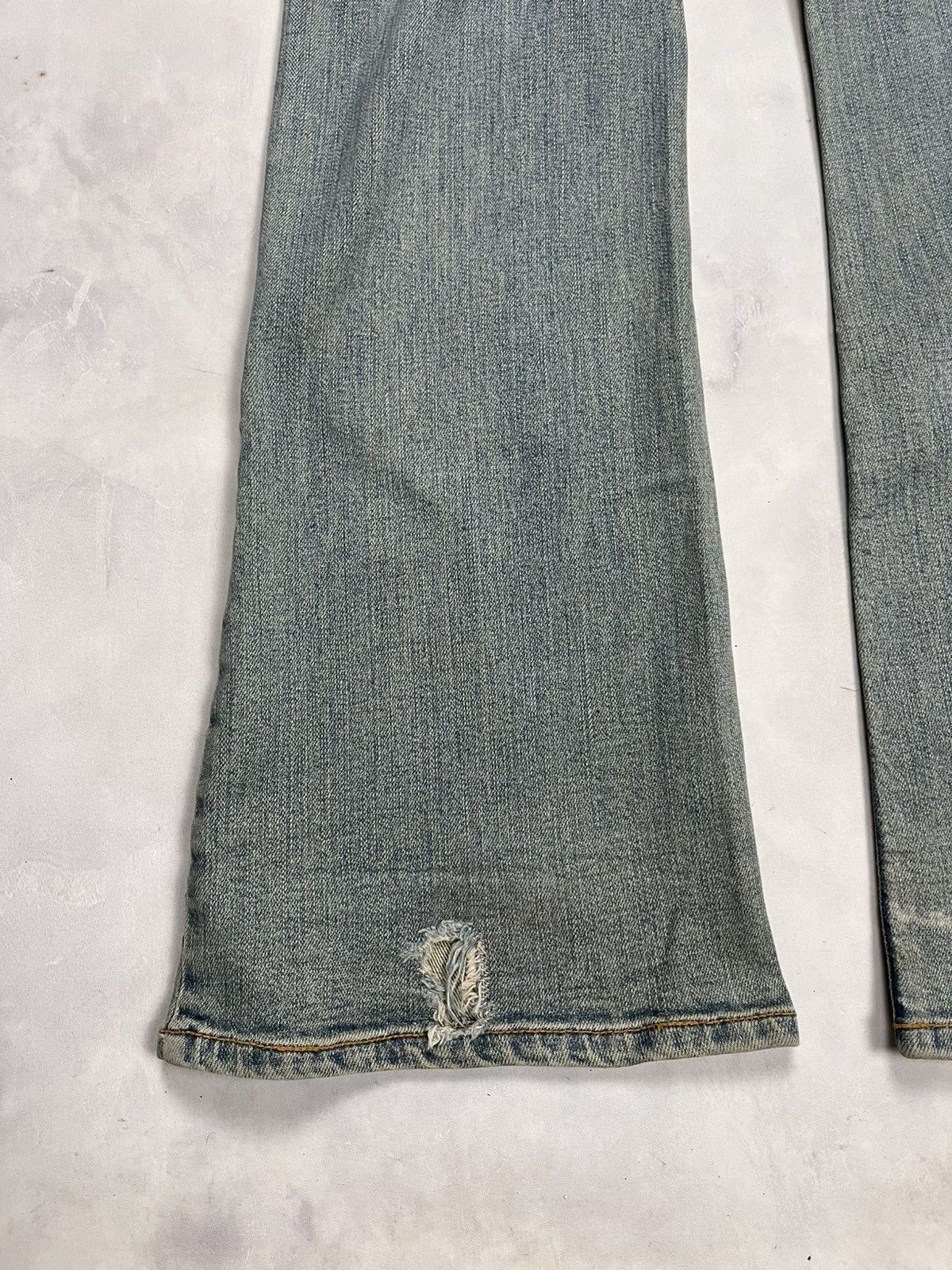 Japanese Brand JoyJean Flared Denim Pants Embroidery Size US 32 / EU 48 - 9 Thumbnail