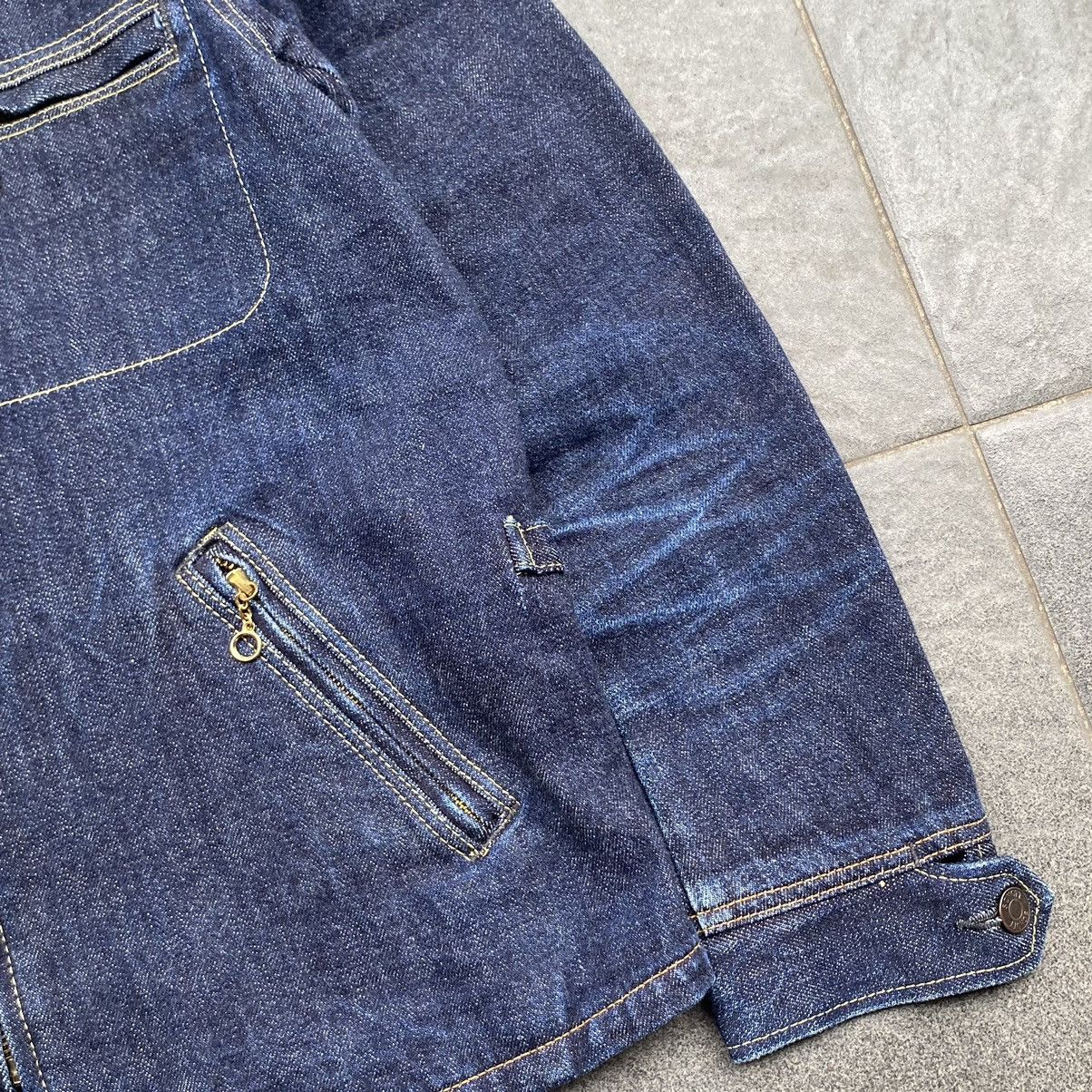 Schott 90s Perfecto by Schott Nyc Selvedge Zip Up Denim Jacket Size US M / EU 48-50 / 2 - 4 Thumbnail