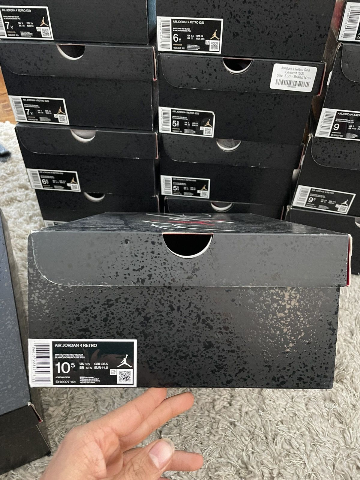 Jordan Brand Jordan 4 Red Cement Size US 10.5 / EU 43-44 - 9 Thumbnail