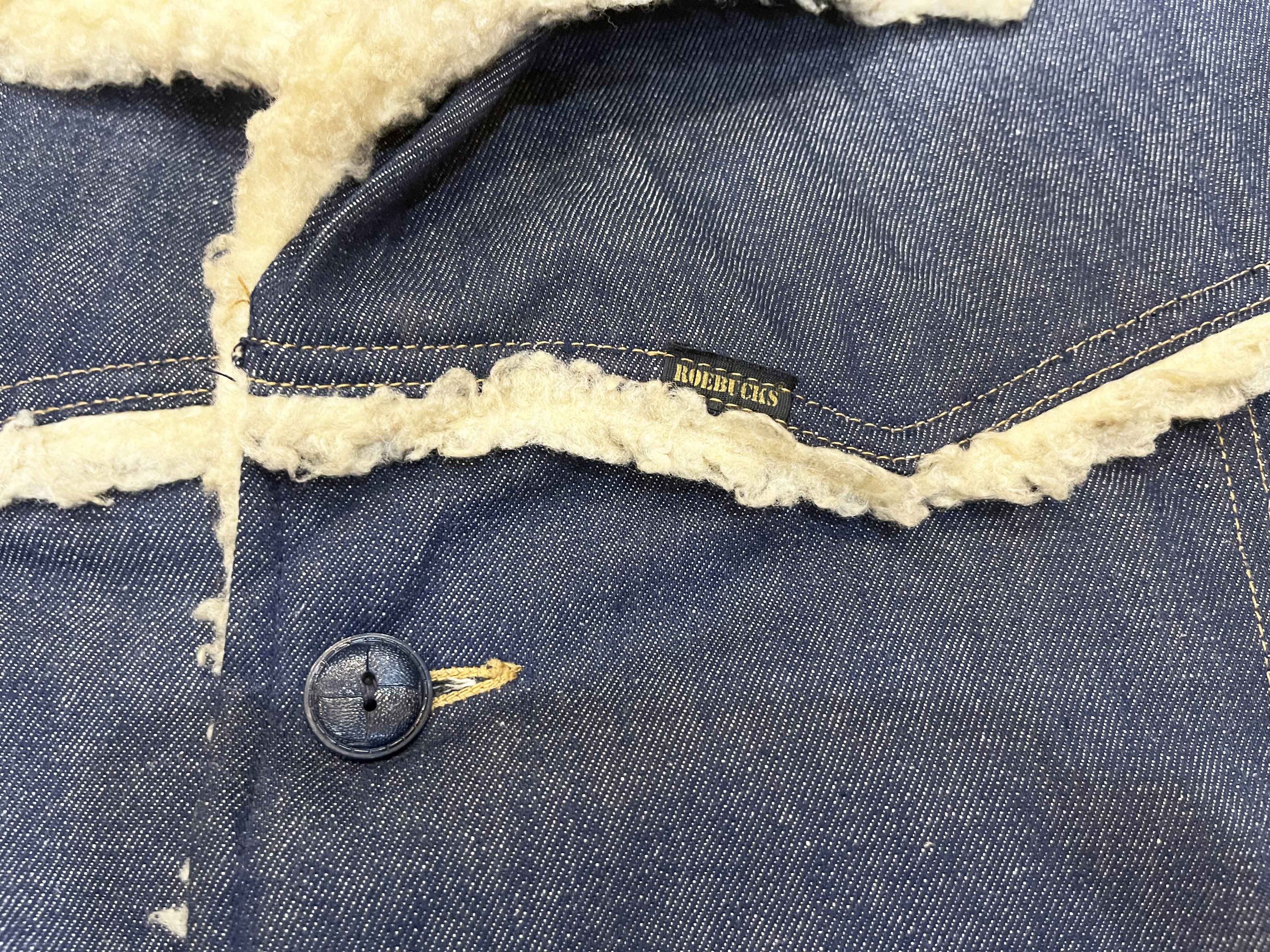 Vintage Vintage Roebucks Sears Denim Jean Button Up Jacket Size US M / EU 48-50 / 2 - 3 Thumbnail