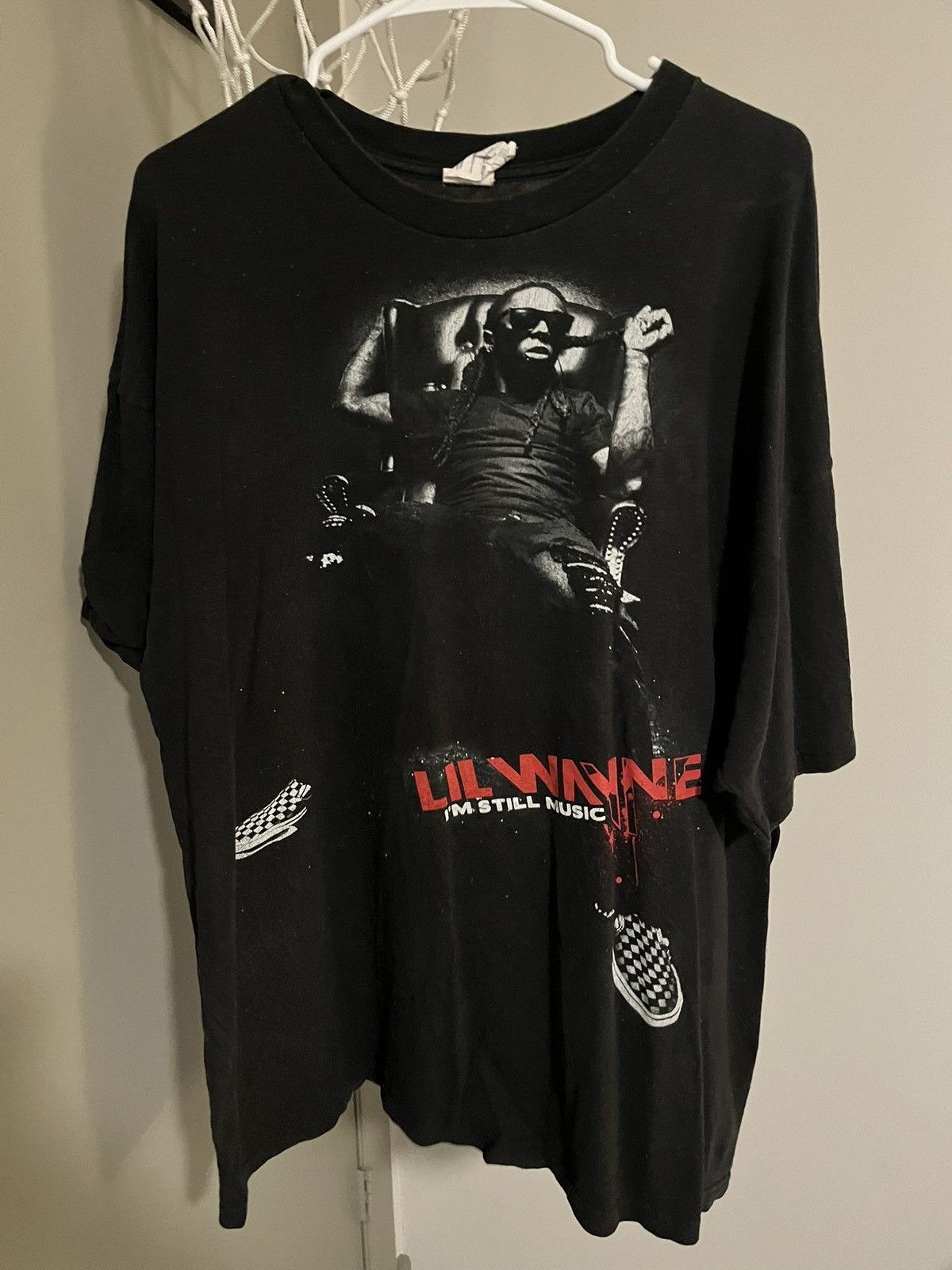 Rap Tees × Vintage Vintage Lil Wayne Rap Tee Shirt Size US XL / EU 56 / 4 - 1 Thumbnail