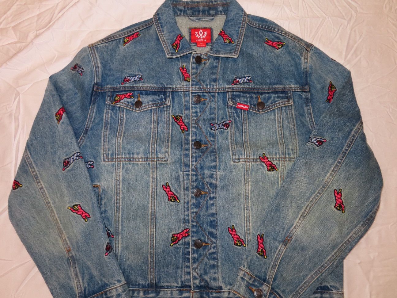 Billionaire Boys Club Ice-cream Denim Jacket Size US XXL / EU 58 / 5 - 2 Thumbnail