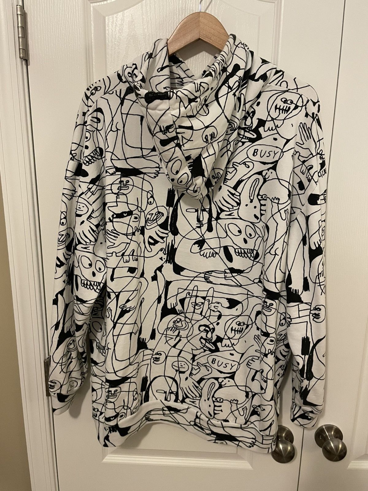 Celine SS22 Cosmic Cruiser ‘Busy’ AOP Hoodie Size US M / EU 48-50 / 2 - 7 Thumbnail
