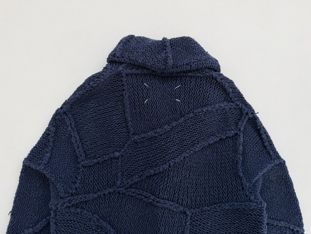 Maison Margiela S/S 10 Sample Panelled Chunky 3D Knit Cardigan Size US M / EU 48-50 / 2 - 16 Thumbnail