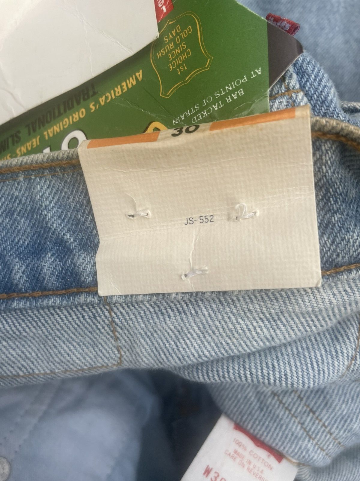 Levi's × Vintage Vintage 1998 Levis 610 With Tags Size 29" - 18 Thumbnail