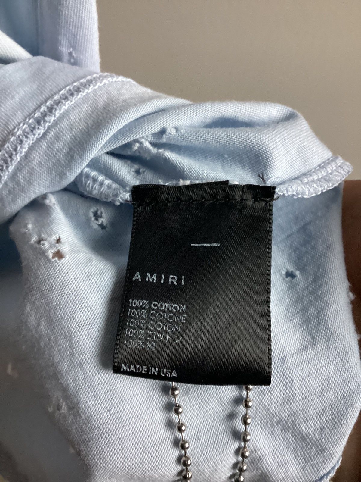 Amiri Amiri Washed Shotgun Tee Size US XL / EU 56 / 4 - 5 Thumbnail