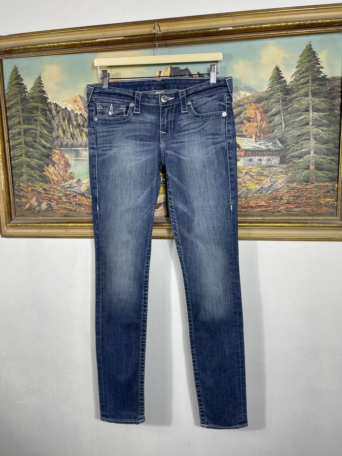 True Religion × Vintage True Religion Vintage Y2k Denim Jeans Trousers Pants Swag Size 29" - 4 Thumbnail