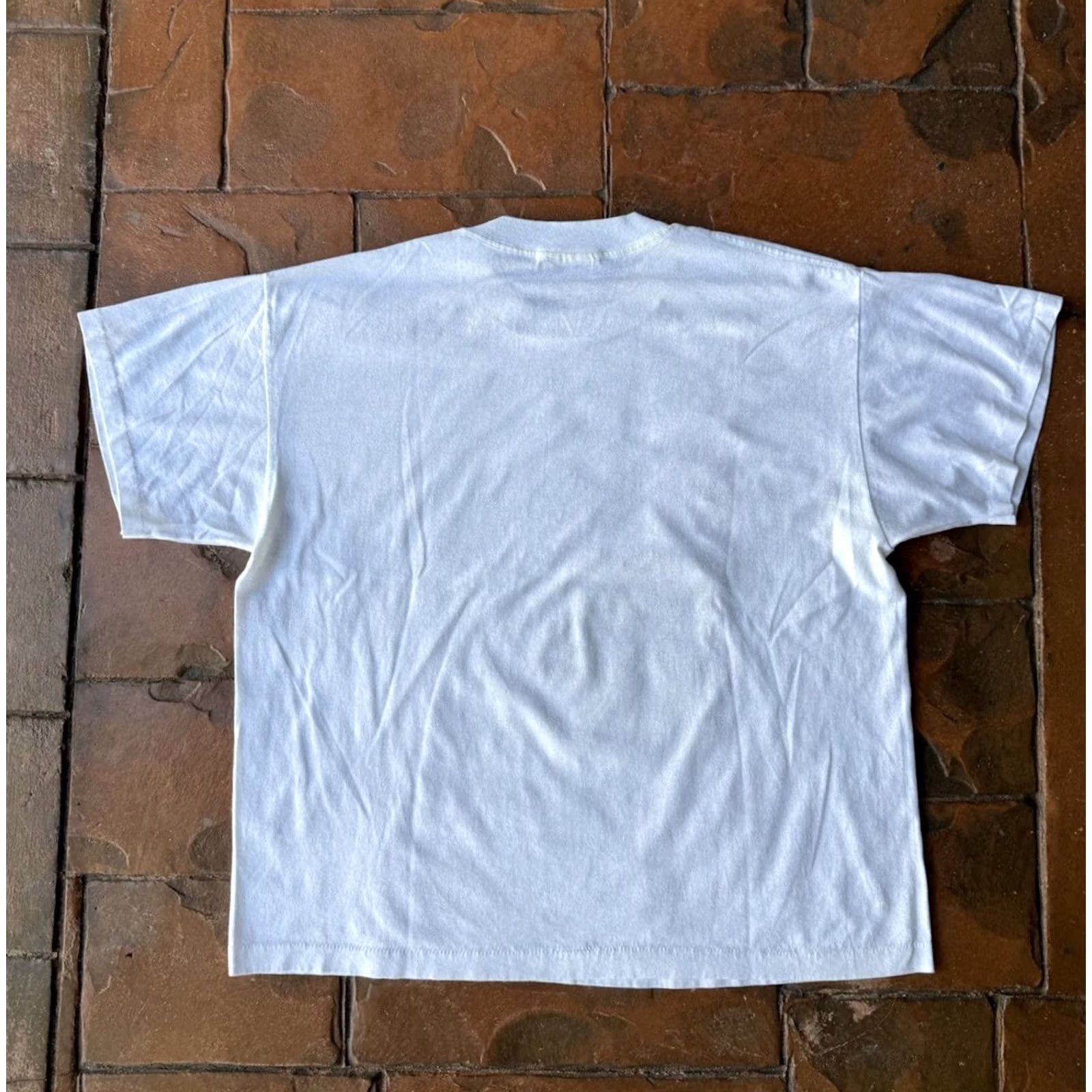 Fruit Of The Loom VINTAGE Bloodfist 2 Movie Promo T-Shirt XL Karate Fighting RARE Mens White Cotton Crew Neck Short Sleeve Dragon Graphic Print 90s Debut Size US XL / EU 56 / 4 - 3 Thumbnail