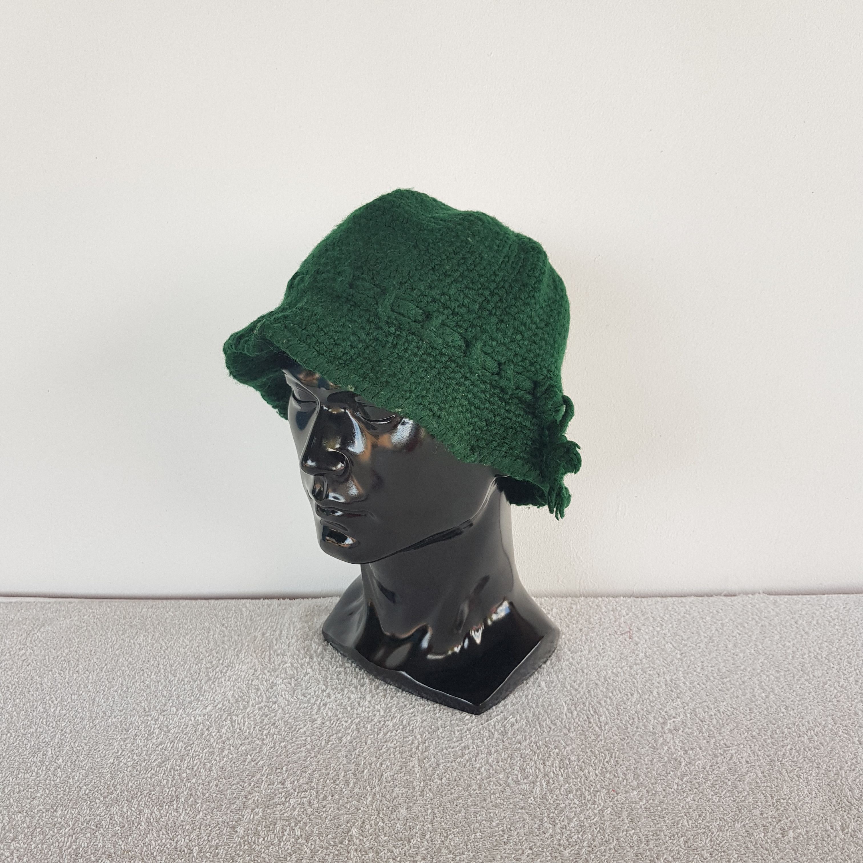 Vintage Vintage Japanese Beanie Fair Isle Ribbed Knit Snow Caps Hats Size ONE SIZE - 2 Thumbnail
