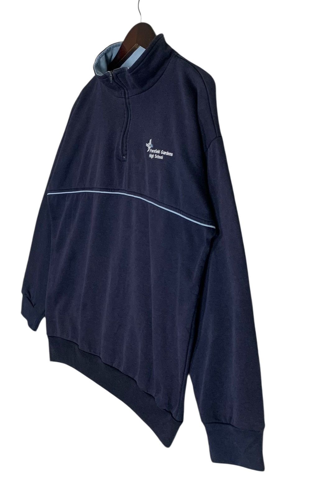 Vintage Vintage Devon Parafield High School Halfzipper Sweatshirt Size US M / EU 48-50 / 2 - 4 Thumbnail