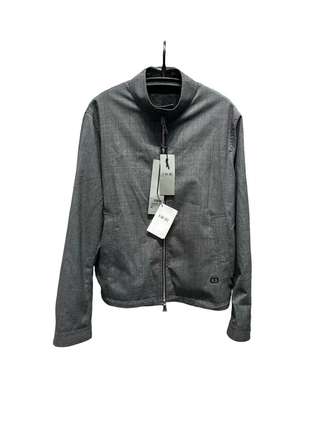 Dior Dior CD Logo Lined Wool Zip Jacket Size 48 Size US M / EU 48-50 / 2 - 1 Thumbnail
