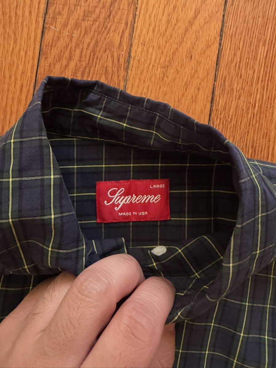 Supreme supreme plaid button up Size US L / EU 52-54 / 3 - 3 Thumbnail