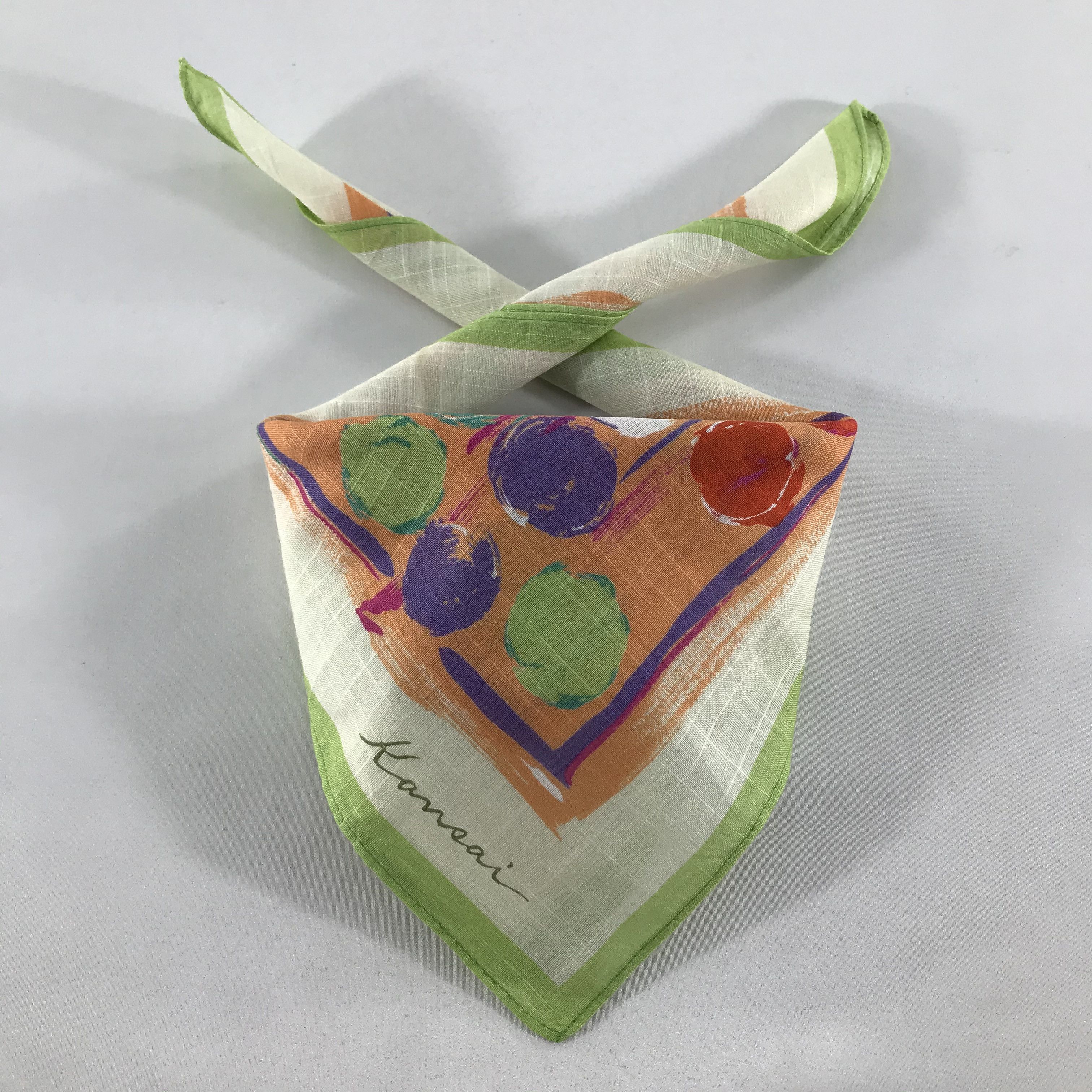 Kansai Yamamoto × Vintage Kansai Yamamoto Art Bandana/ Handkerchief / Neckerchief Size ONE SIZE - 1 Thumbnail