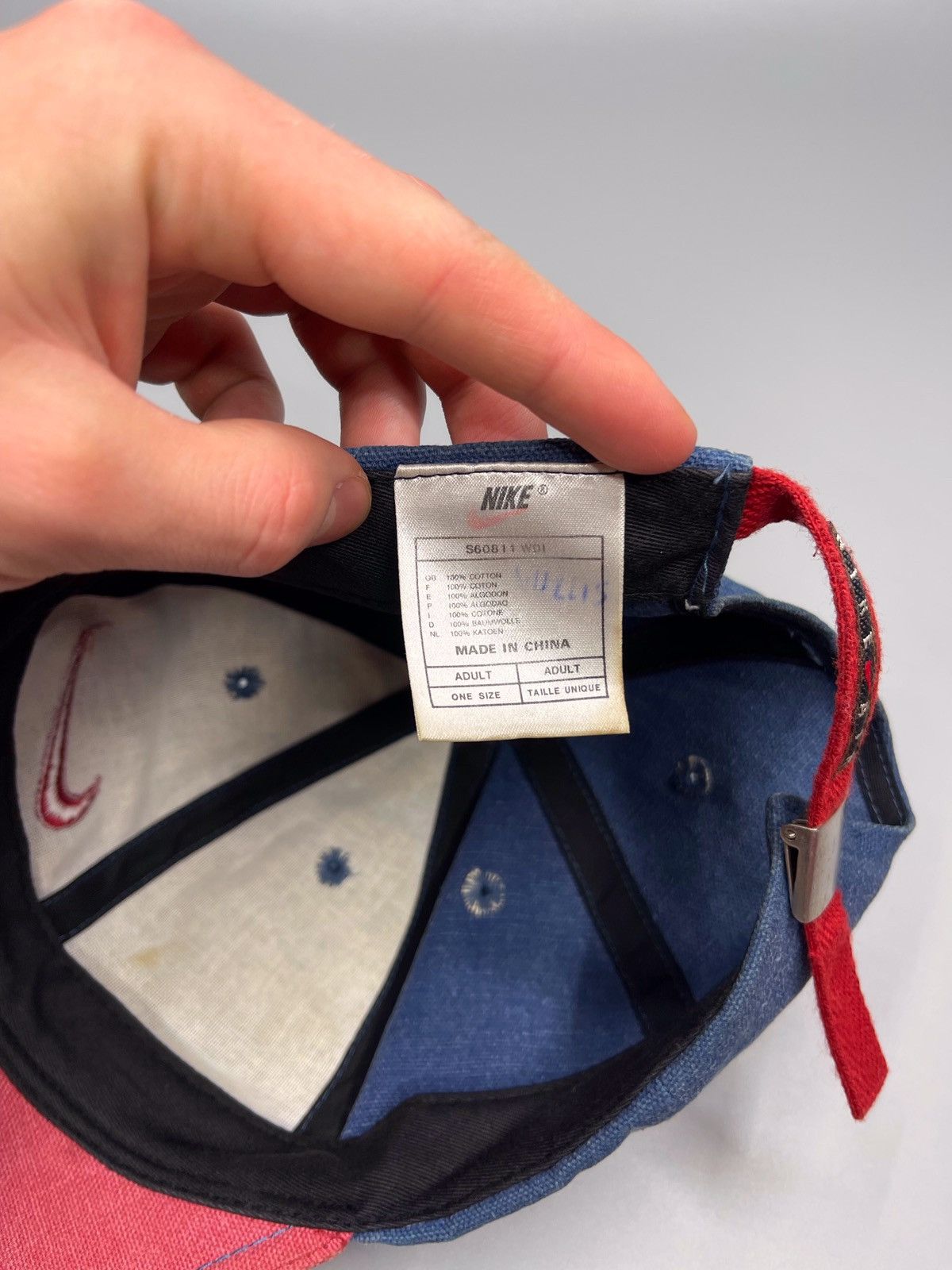 Nike × Vintage Vintage 90’s Nike Air Y2k Cap Size ONE SIZE - 6 Thumbnail