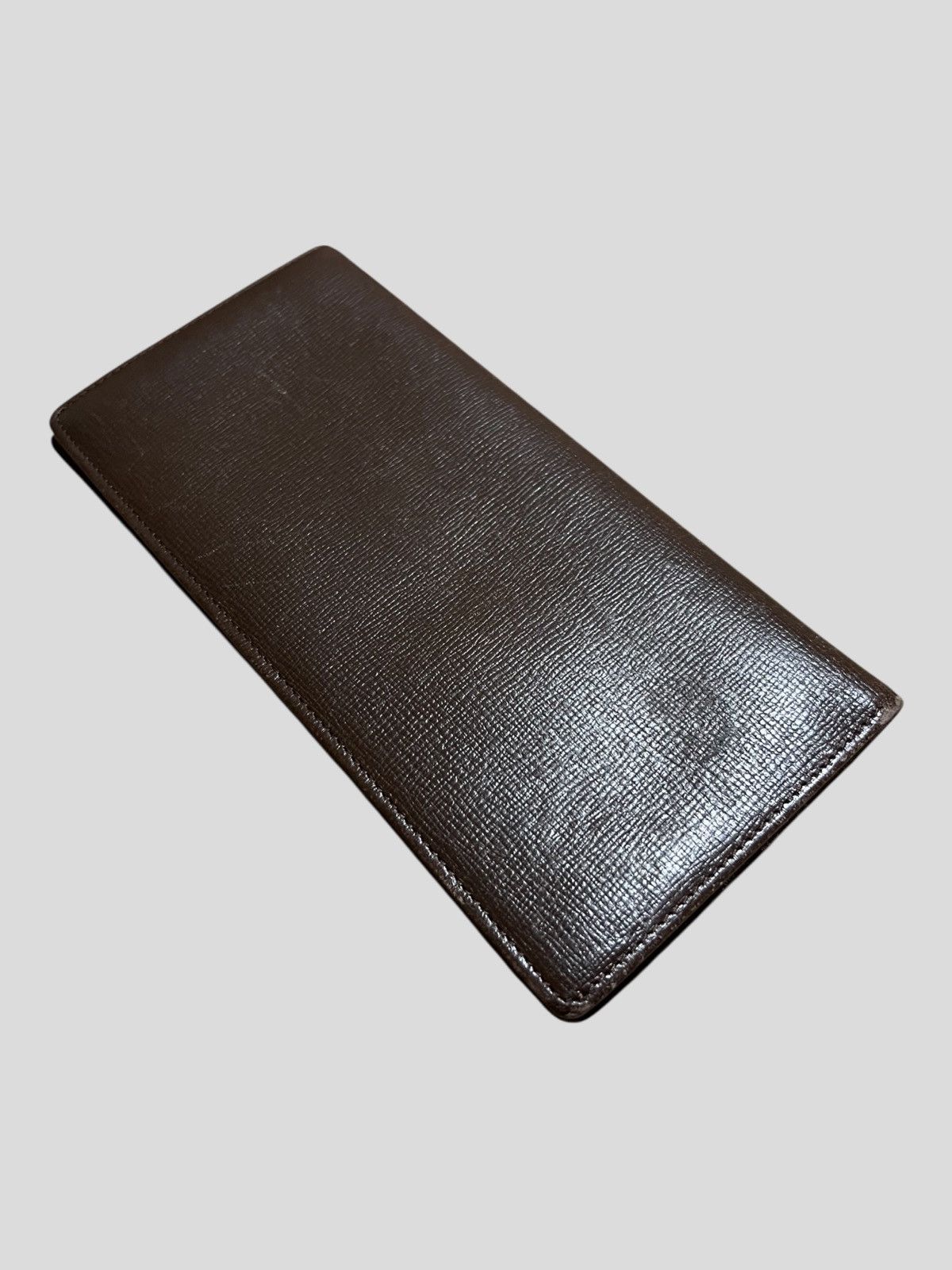 Polo Ralph Lauren 1990s Polo Ralph Lauren Saffiano Leather Bifold Long Wallets Size ONE SIZE - 2 Thumbnail