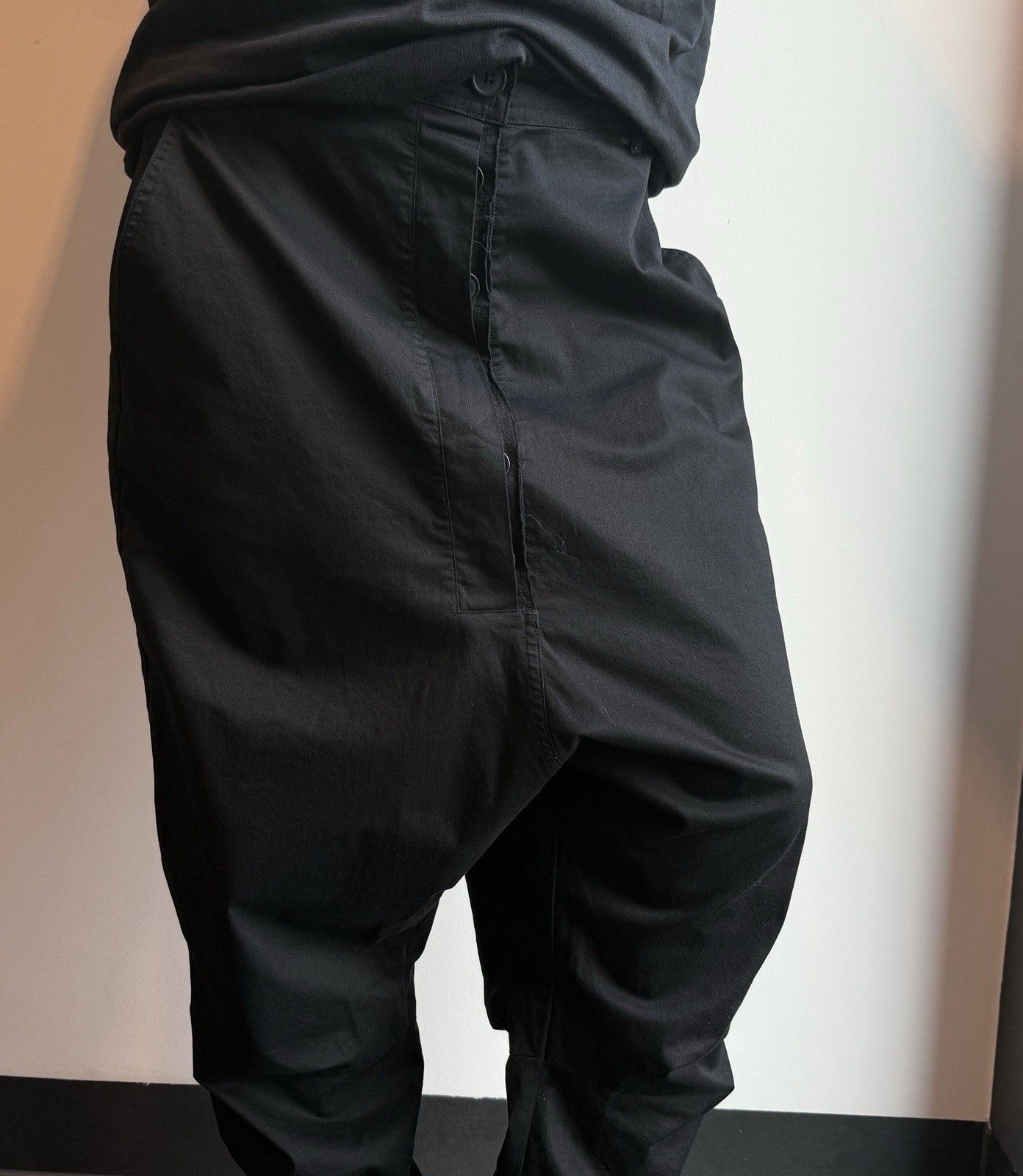 Rundholz Rundholz Black Label Unisex Trousers Avant Garde Black M Size US 32 / EU 48 - 4 Thumbnail