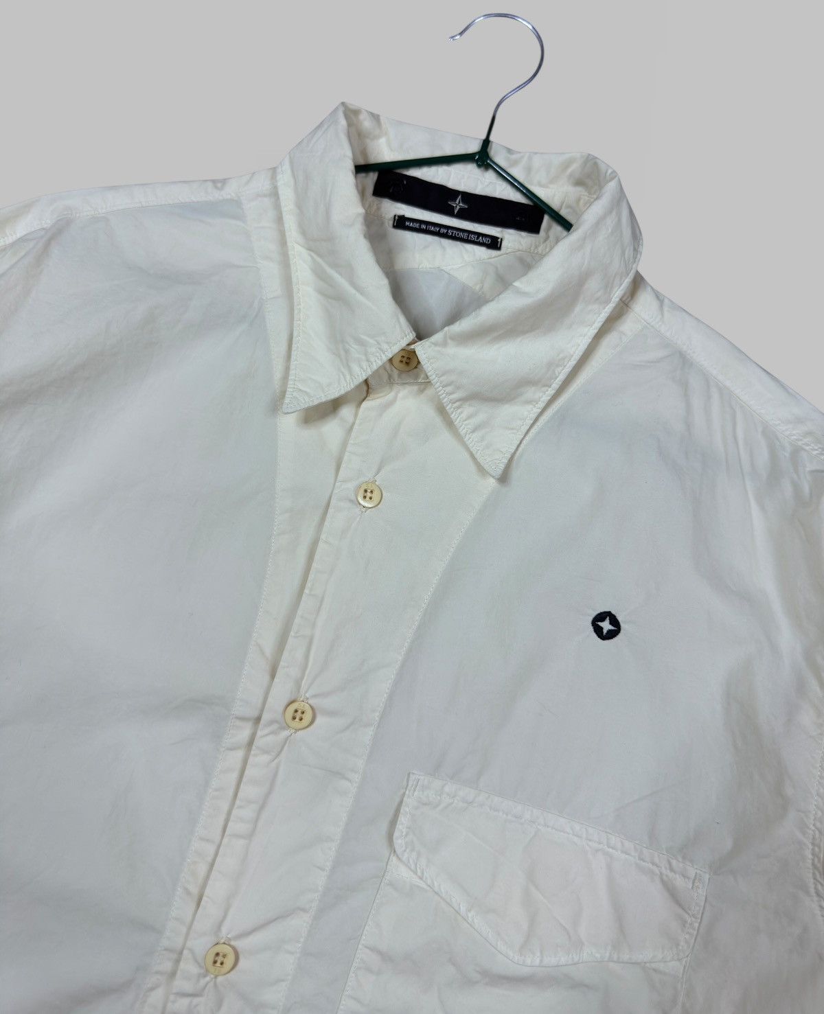 Stone Island STONE ISLAND EMBROIDERED STAR VINTAGE SHIRT SIZE L Size US L / EU 52-54 / 3 - 4 Thumbnail