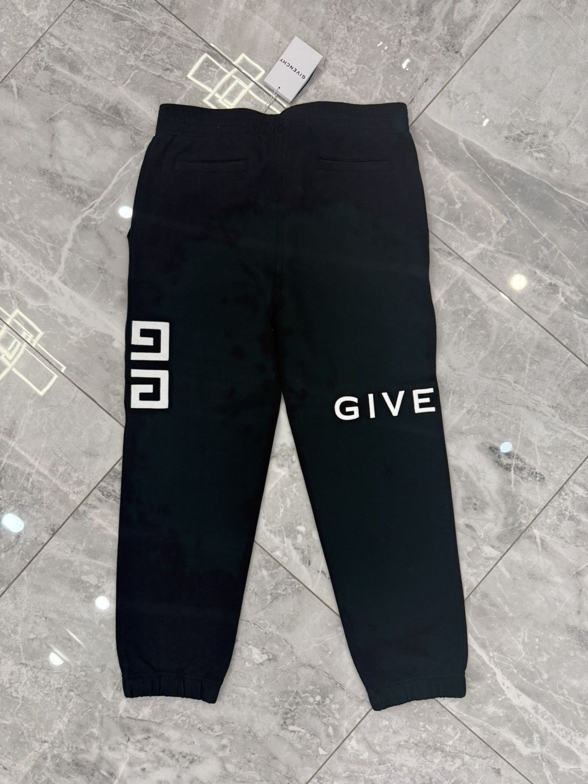 Givenchy Givenchy Black Logo Sweatpants Size US 42 / EU 58 - 2 Thumbnail