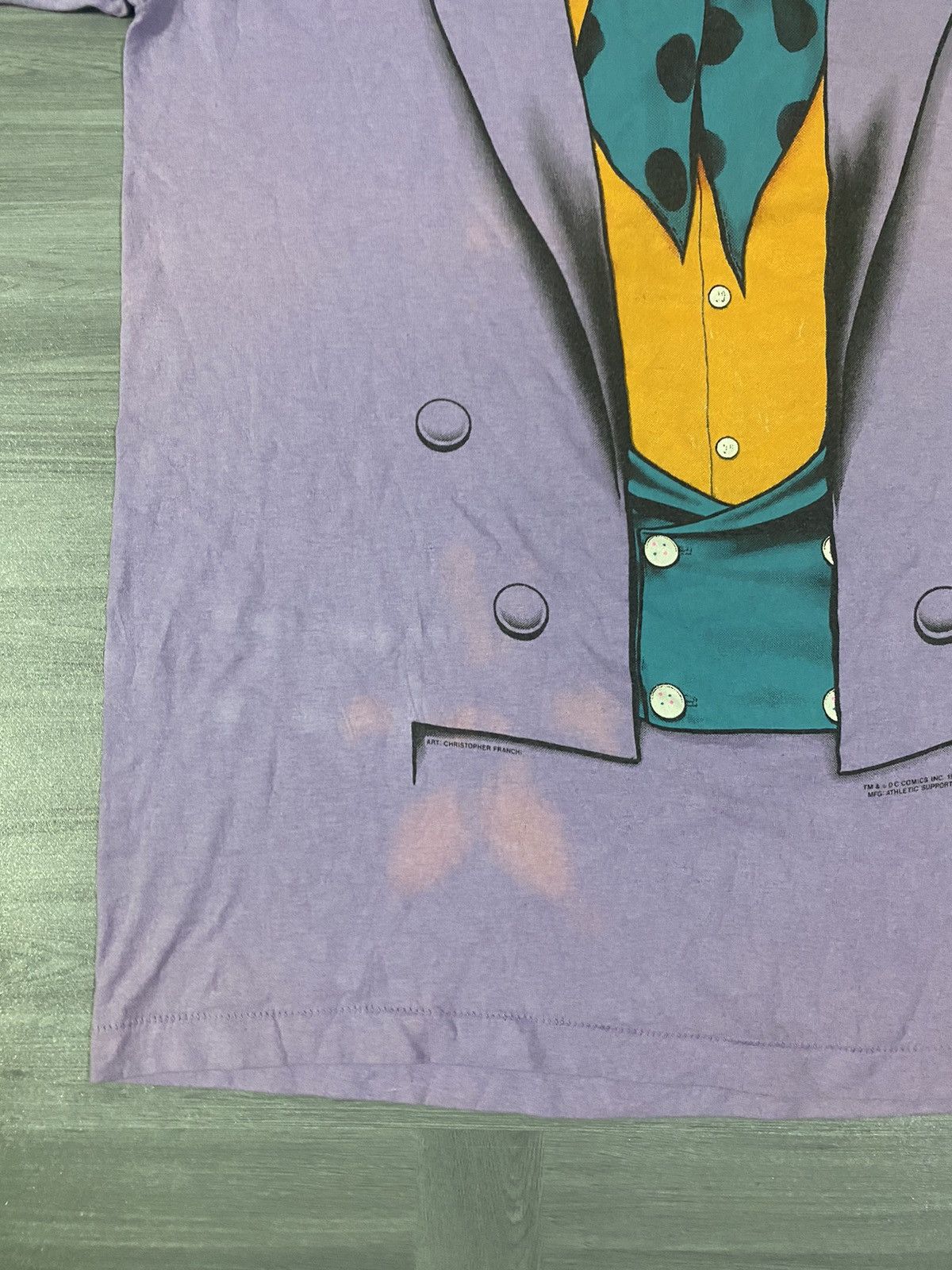 DC Comics Vintage 🔥 RARE 🔥1989 Batman & The Joker Tuxedo Tee Size US L / EU 52-54 / 3 - 7 Thumbnail