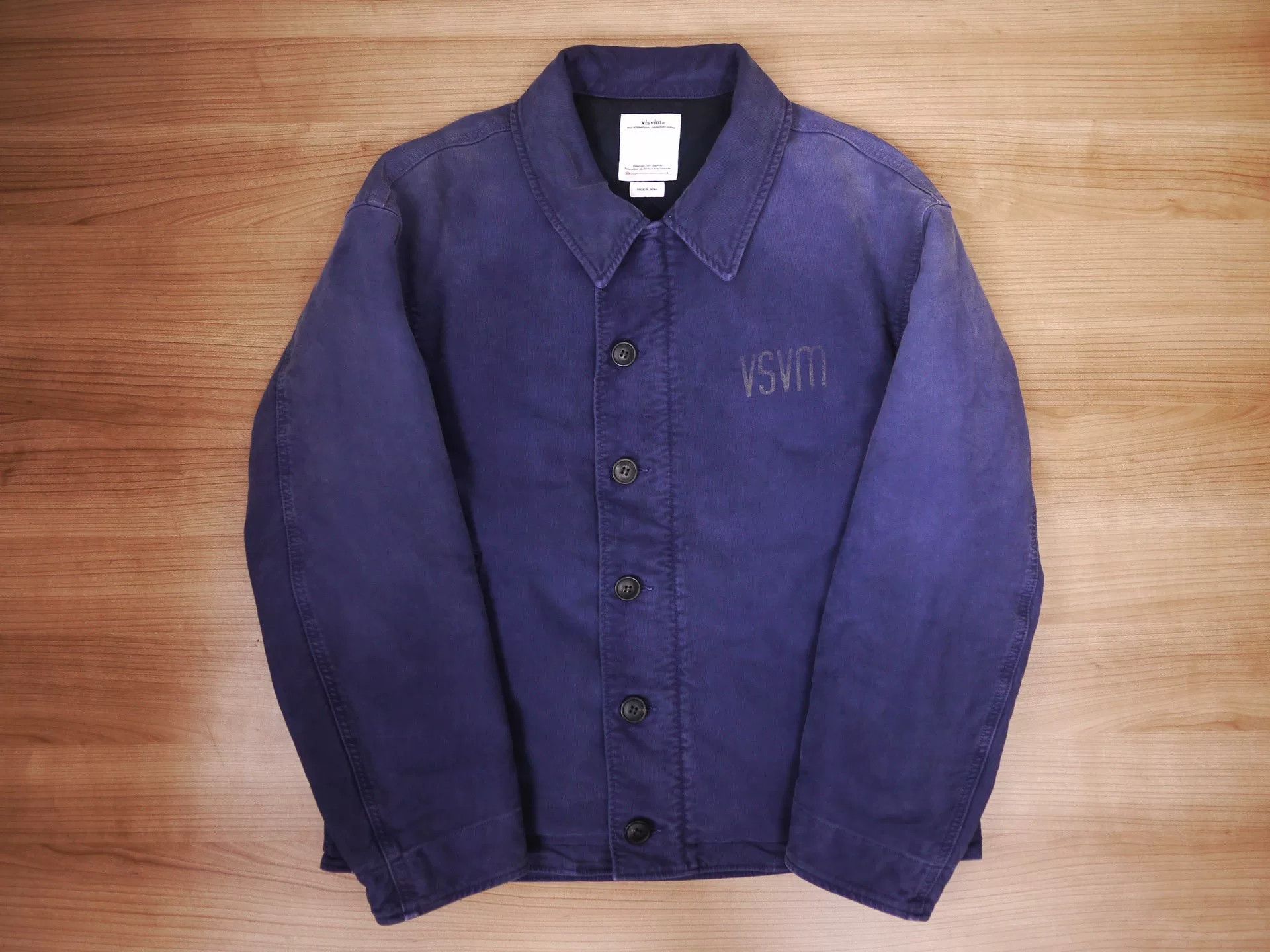 Visvim visvim deckhand jacket in navy blue Size US M / EU 48-50 / 2 - 1 Thumbnail