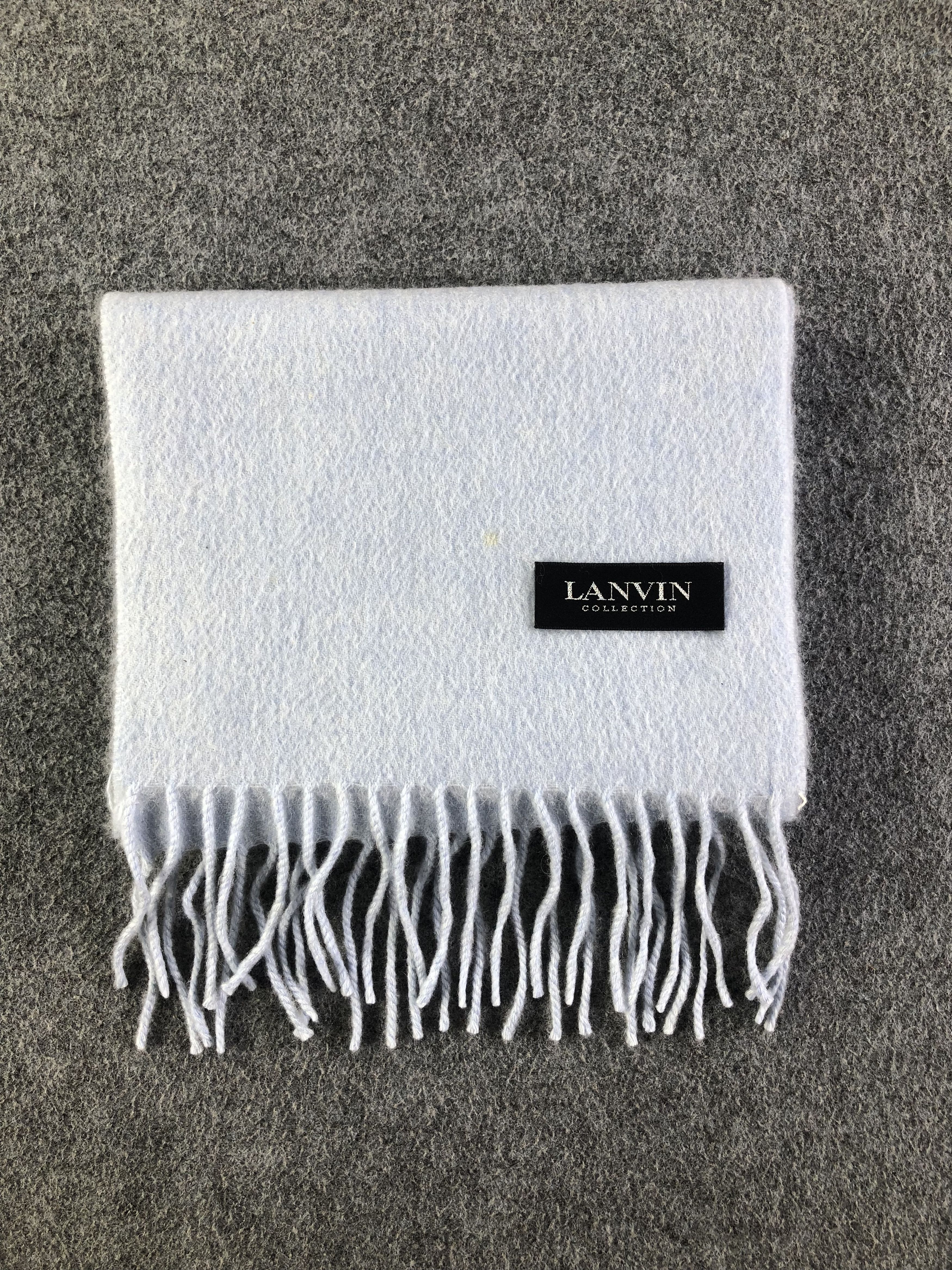 Lanvin Lanvin Cashmere Scarf / Muffler / Neckwear SS1361 Size ONE SIZE - 8 Thumbnail