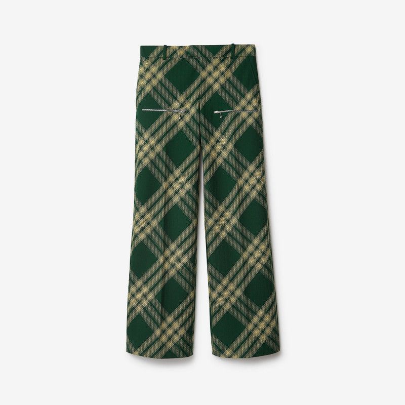 Burberry o1y0426 Casual Pant in Green/Beige Size US 34 / EU 50 - 1 Thumbnail