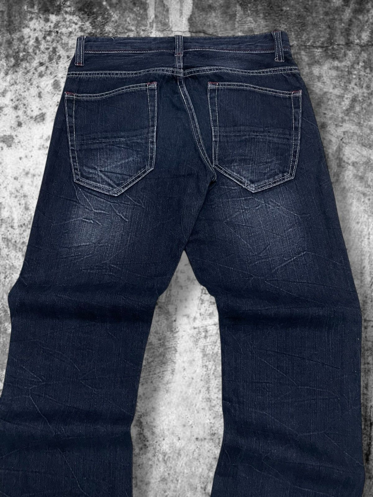 Japanese Brand Vintage 90’s Japan Designer Double Focus ‘Poetry’ Denim Size US 29 - 10 Thumbnail