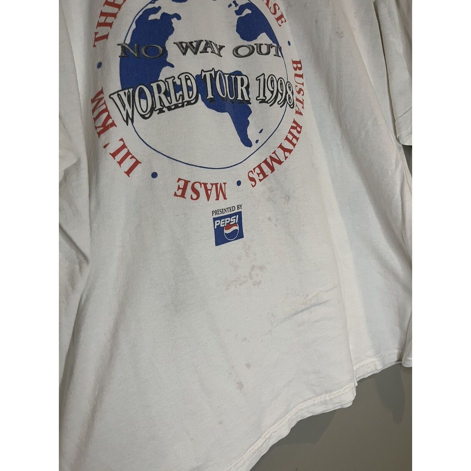 Vintage Vintage Puff Daddy No Way Out Tour Tee Size US XL / EU 56 / 4 - 5 Thumbnail