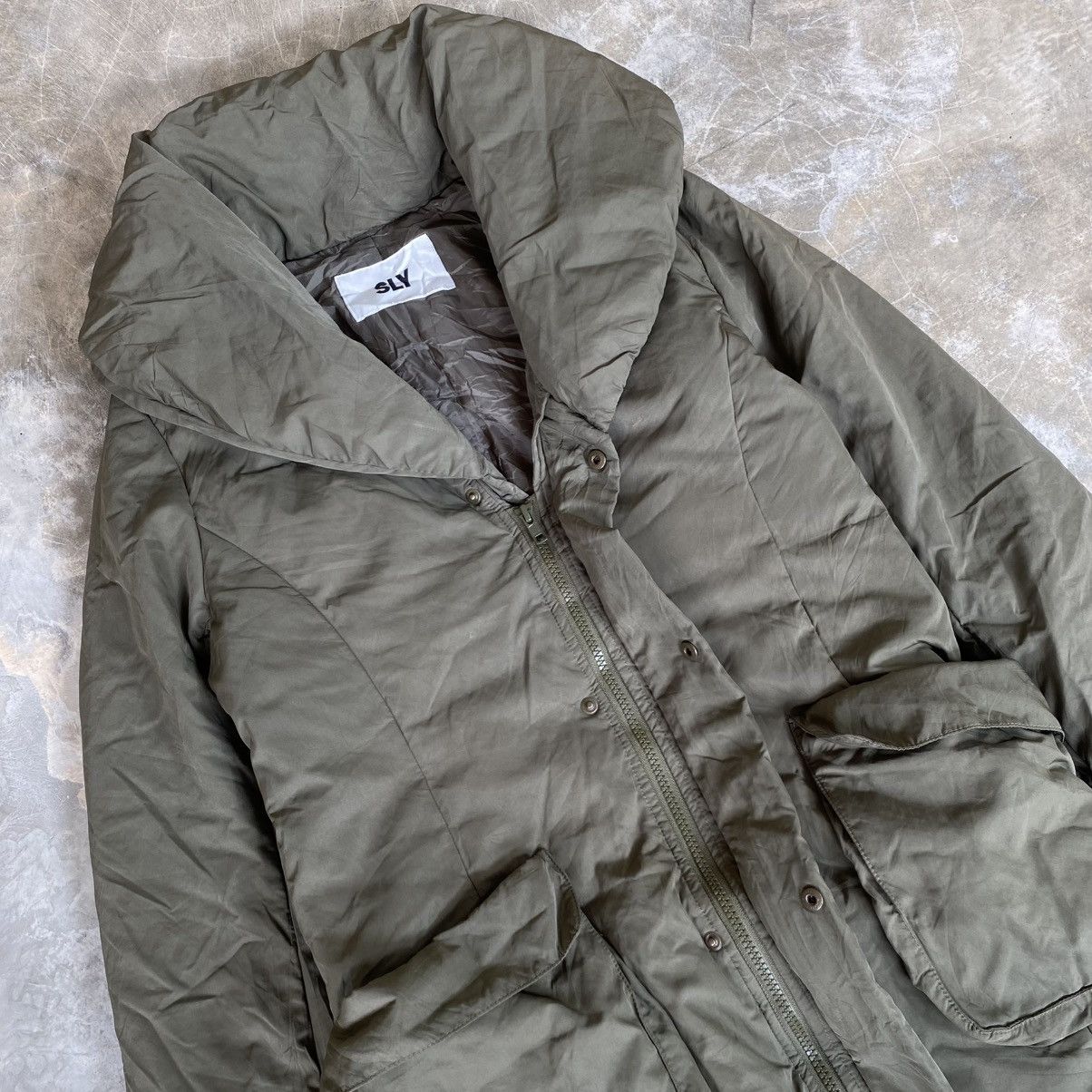 SLY 2000s Sly Apocalypse Style Down Jacket Size US M / EU 48-50 / 2 - 2 Thumbnail