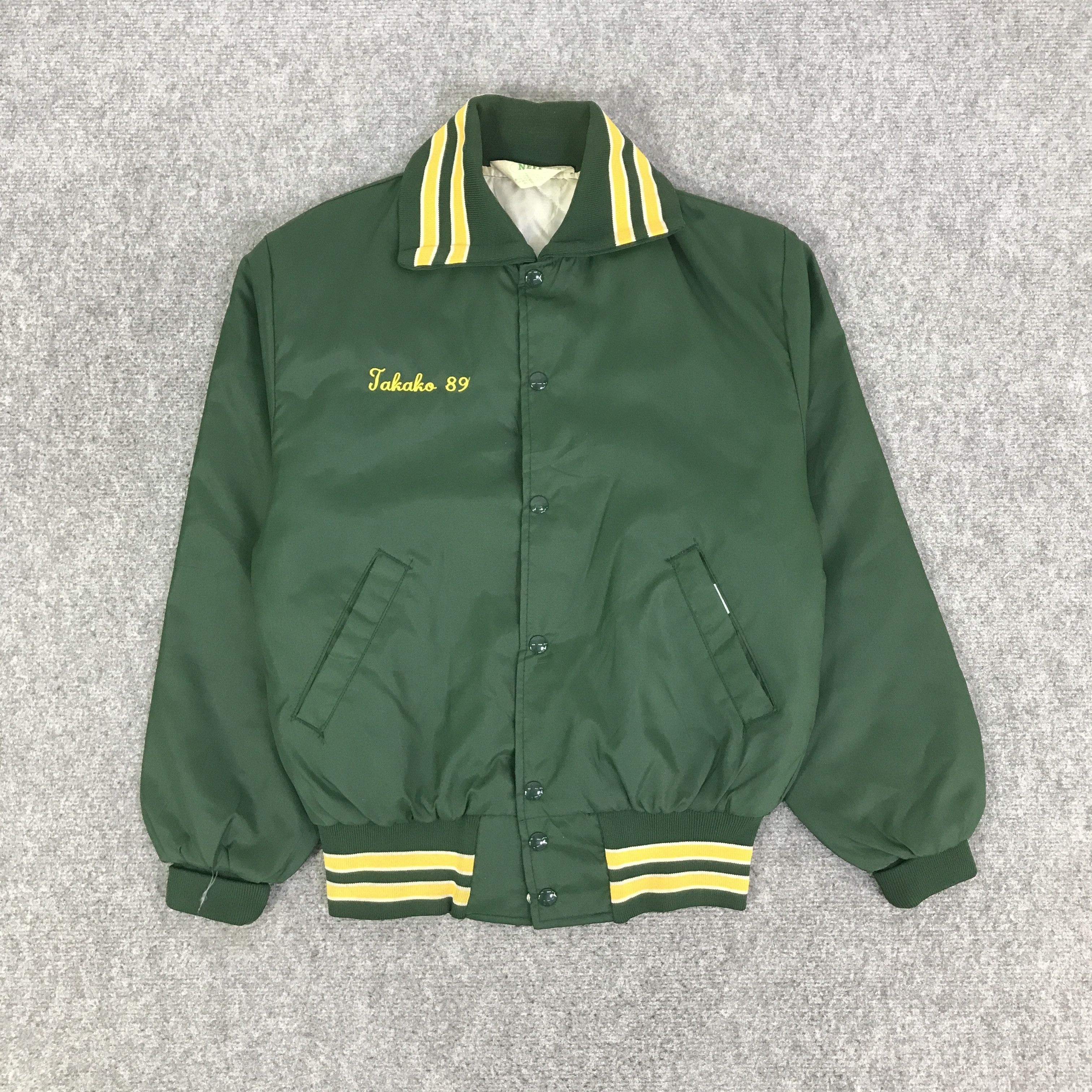 NEFF VINTAGE NEFF VARSITY SNAP BUTTON JAKOKO 89 JACKET K81B2 Size US XL / EU 56 / 4 - 2 Thumbnail