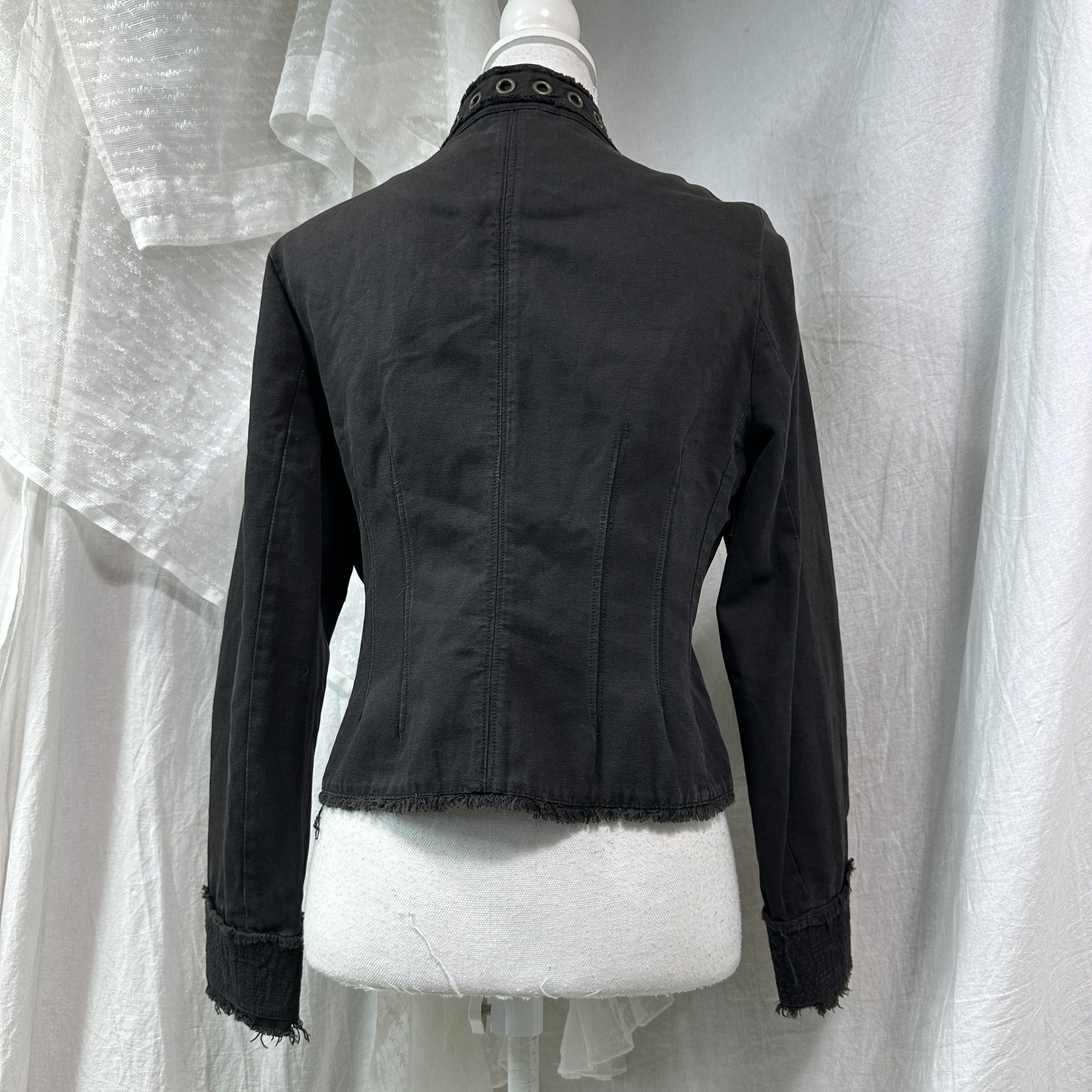 Vintage Vintage Avant Garde Eyelets Grunge Jacket Y2K Size M / US 6-8 / IT 42-44 - 4 Thumbnail