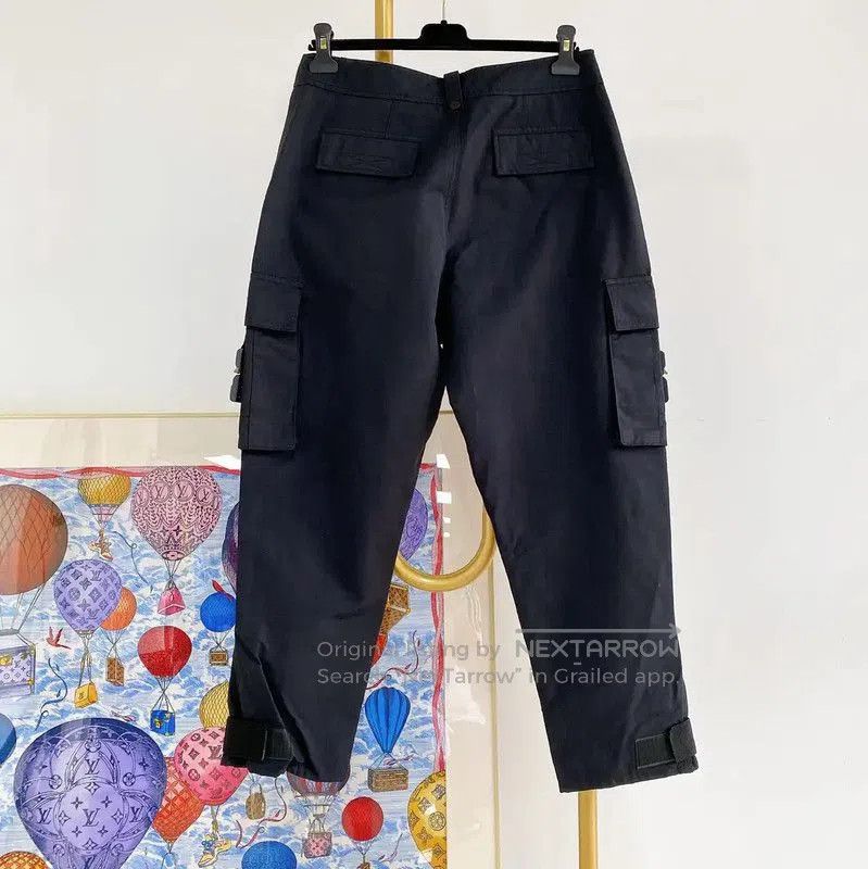 Dior Dior Black Cotton Casual Pants for Women . Size 23" - 2 Thumbnail