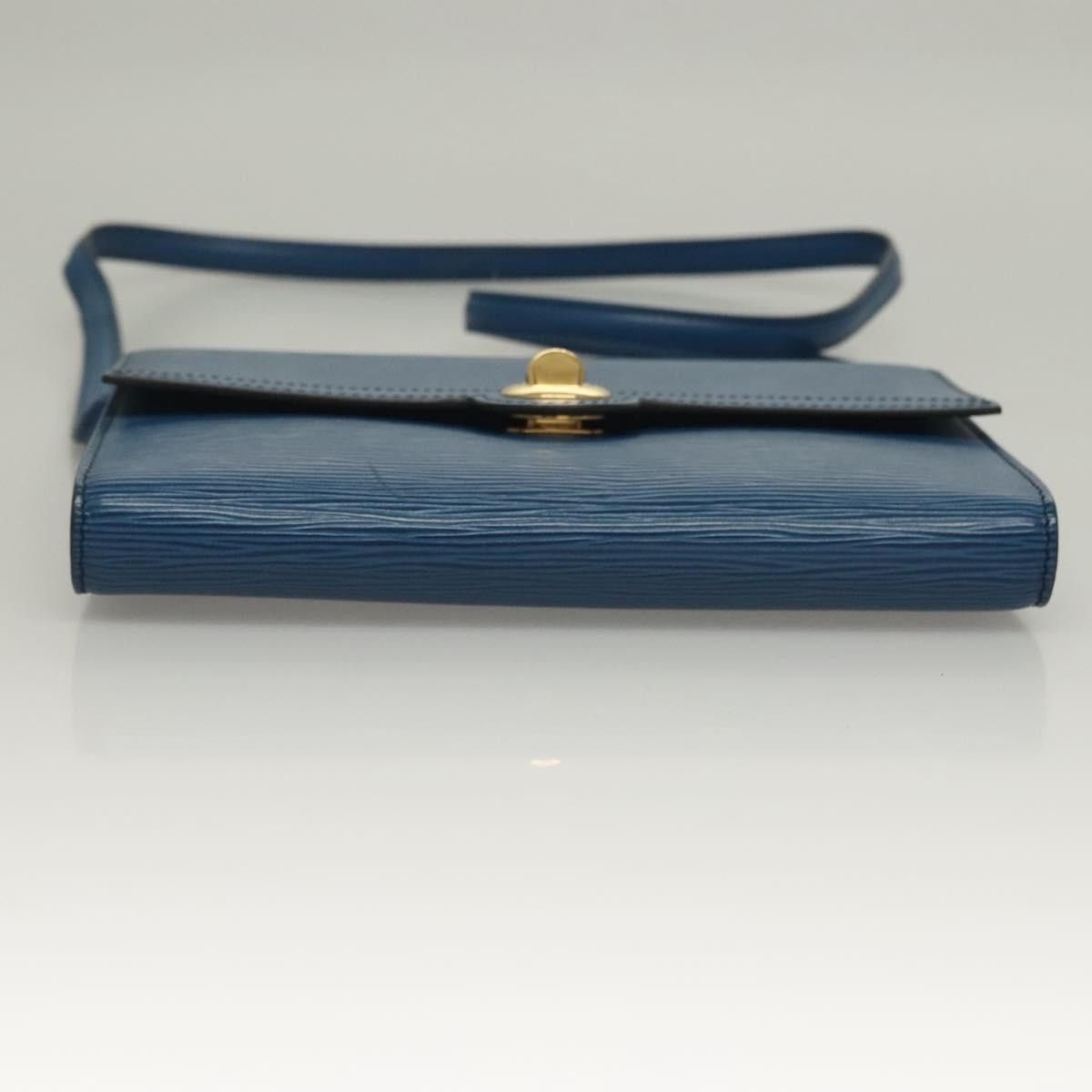Louis Vuitton LOUIS VUITTON Epi Pochette Arche Shoulder Bag Blue M52575 Size ONE SIZE - 9 Thumbnail