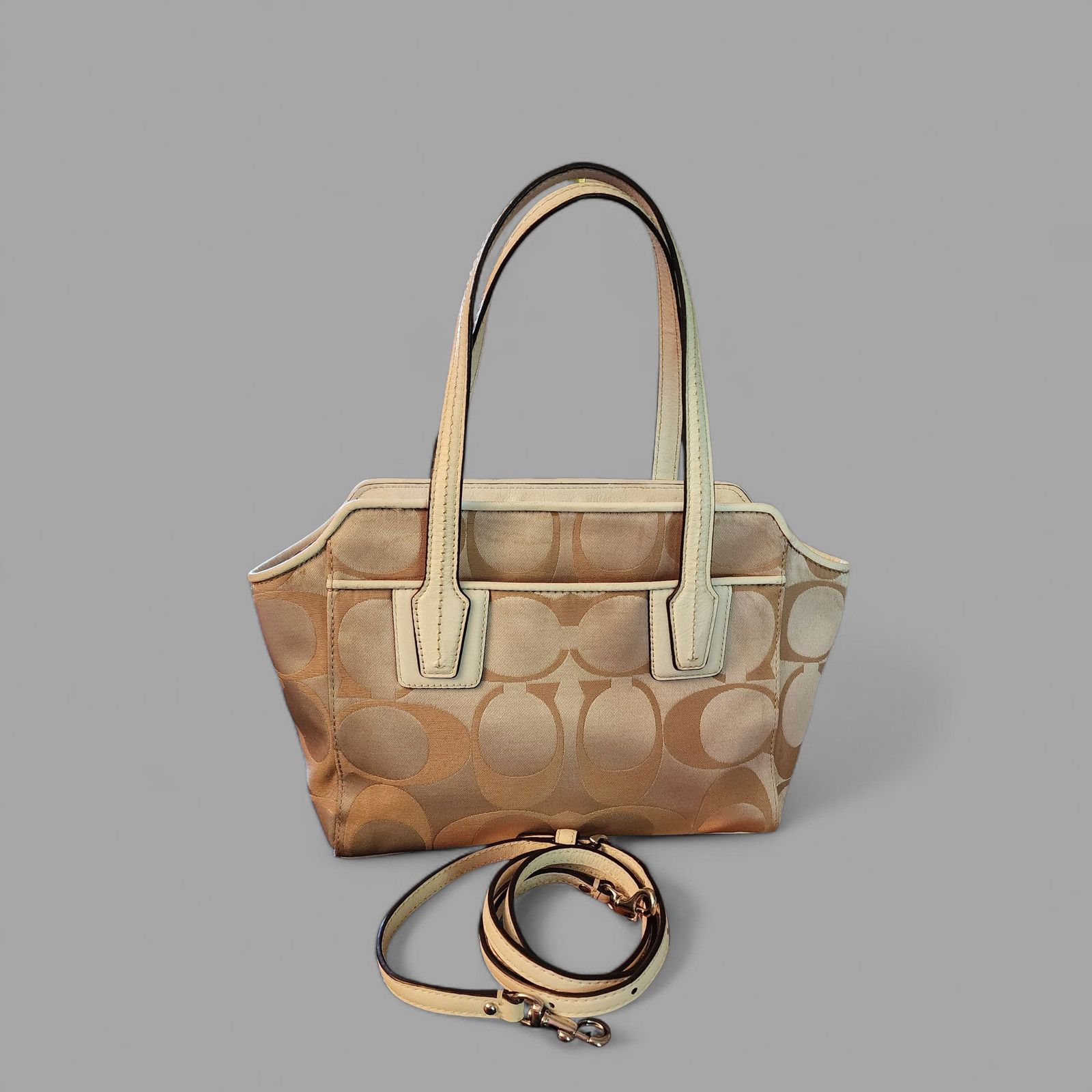 Coach Coach Taylor Signature Mini Tote Cross Body Bag Style F28641 Size ONE SIZE - 2 Thumbnail